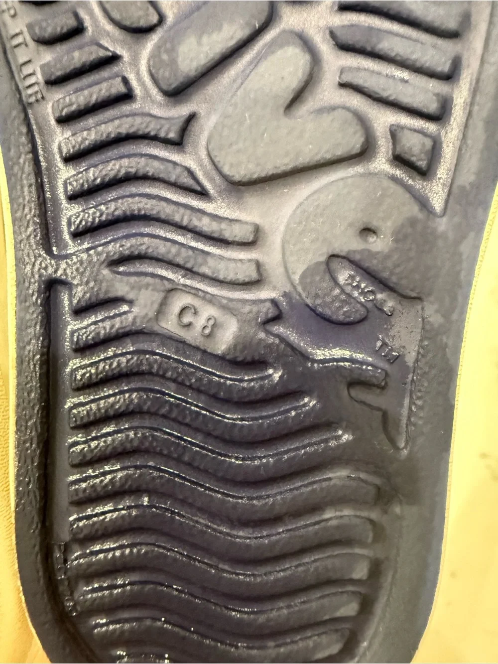 Native Kids Navy Blue Slip-On Water Shoes with White Toe Cap